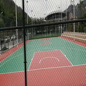 贵州硅 PU 球场材料厂家 篮球场网球场硅 PU 地坪包工包料施工