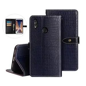 华为荣耀Note10鳄鱼纹手机壳翻盖手机套Vivo X21手机皮套防摔保护套手机翻盖保护套