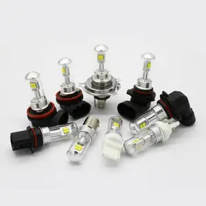 高亮LED汽车雾灯9005 9006 HB3 HB4 大功率车灯40W 汽车灯泡
