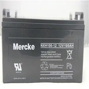 Mercke默克蓄电池NXH120-12 12V120AH太阳能/通讯消防UPS机房用