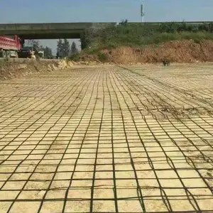 山东生产厂家大量30KN50KN80KN规格钢塑复合土工格栅