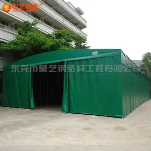 中艺彩蓬厂家批发 活动推拉蓬 工厂大型户外临时仓储蓬