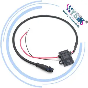 NMEA2000 M12连接器 A-code 5芯 公头电源线 塑料螺钉航空插头