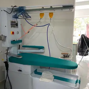 220V全自动变频16KG水洗机,12KG石油干洗机,15KG烘干机,吸鼓风豪华烫台及整套干洗设备