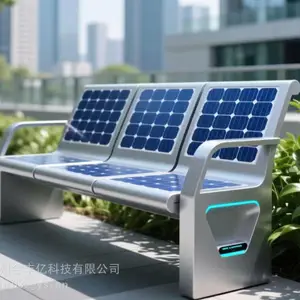 金丰亿绿洲太阳能椅:商圈引流与环保形象兼得
