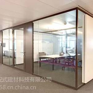 办公室双层玻璃隔断的设计与特点