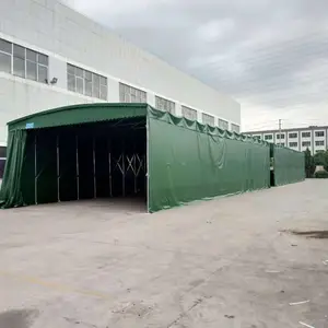 遮阳推拉移动仓库彩蓬活动防雨户外停车夜宵烧烤蓬