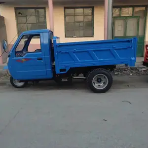 工地用柴油三轮车 建筑工地柴油三轮车 小型液压自卸三马车