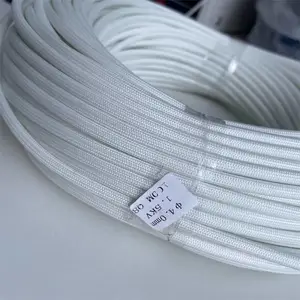 达贝鑫7KV玻纤管耐高温纤维管阻燃自熄管直径10mm