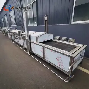 3米膨化食品油炸锅,膨化薯条薯片设备,麻花馓子油炸锅,3.5米油炸生产线,油炸锅商用