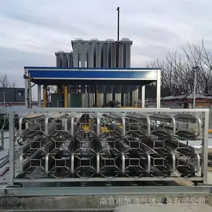 LNG燃气气化站设备 LNG槽车卸车增压汽化器 LNG空温气化器生产