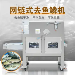 赣云商用智能化网链式去鱼鳞机高压水去鱼鳞生产设备