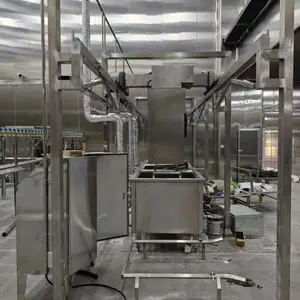禽类煮制设备 白切鸡煮制生产线 熟食加工流水线装置