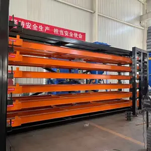 智能板材货架仓储管材货架伸缩式管材货架手摇式板材货架