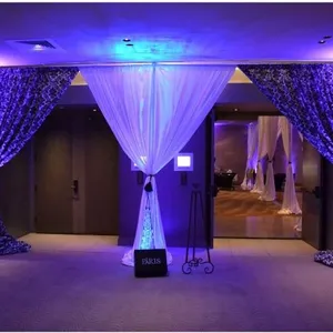 厂家直销定制婚庆窗帘架 婚庆幕布 婚庆铝合金背景架