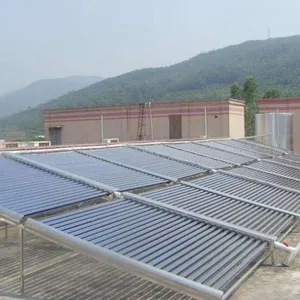内蒙古太阳能热水工程10吨,内蒙古太阳能酒店宾馆学校洗浴热水10吨
