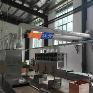 云南白芨微波烘干机中药材饮片加工隧道式微波白芨干燥设备