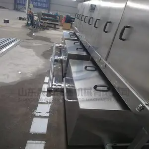 不锈钢高压喷淋周转筐洗箱机 热碱水塑料筐清洗烘干机