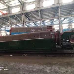 无轴滚筒筛洗一体机小型水洗双层圆筒筛石机