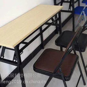 长条折叠桌椅,长条培训桌椅,长条形会议桌
