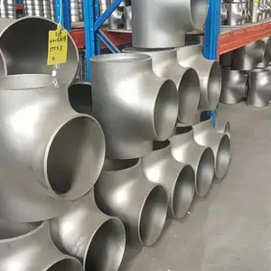 大口径对焊三通 碳钢焊接等径四通 异径双相钢合金锻造厚壁管件