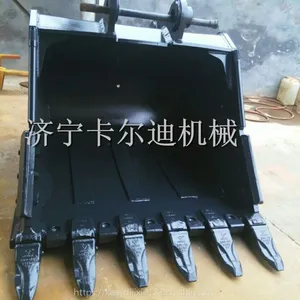 凯斯380挖机2.1方重型岩石斗挖掘机挖斗铲斗标准斗清淤斗土方挖斗