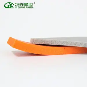 耐高温电池箱灰色防水硅胶泡棉密封垫超软防水阻燃厂家直销可加工
