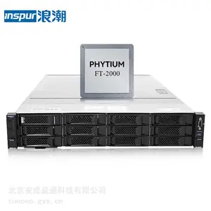 浪潮/INSPUR NF2180M3机架式服务器 国产信创飞腾处理器FT2000+ 64核2.2G 32G内存 2块4T企业盘 阵列卡 双电源