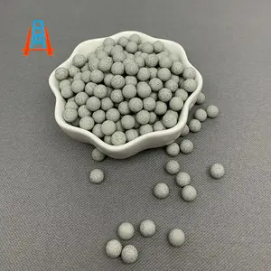 粗磨粗抛用棕刚玉圆球磨料15mm研磨石抛磨块圆形
