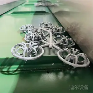 CPVC氯化聚氯乙烯梅花环 塑料花环填料 迪尔大量现货供应