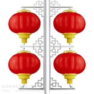 智派照明供应武汉宜昌喜庆中国结灯 节日婚庆景观庭院装饰