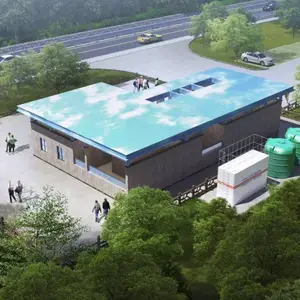 深圳百海CWS-10小型一体化中水污水处理设备兼氧MBR膜生物反应器