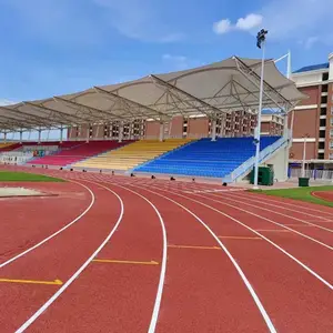 湖南岳阳塑胶跑道改造施工 岳阳篮球场材料施工翻新 岳阳人造草坪施工铺设