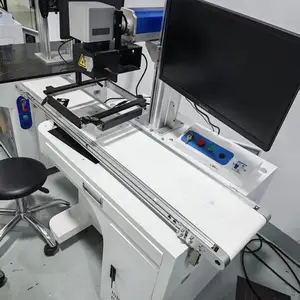 大幅面视觉定位激光打标机 不规则工件自动对位打码 电子元器件适用