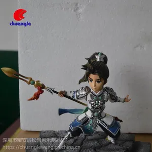 树脂赵云手办公仔 古代将军赵子龙 三国英雄游戏礼品