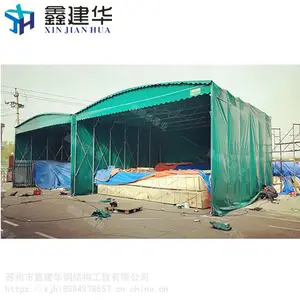 户外活动雨棚电动喷漆蓬搭建如何选择材质及供应商?