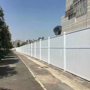 蚌埠PVC施工围挡 彩钢工程围挡订制厂家直销