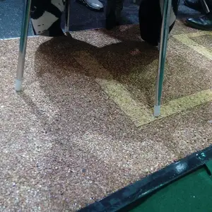 彩色透水混凝土/彩色透水地坪/压花地坪价格多少