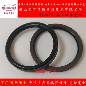 轴向端部高压J形滑环式组合密封TB5-IIIA高压密封圈