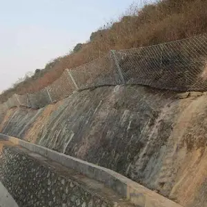 贵阳边坡被动防护网 高速公路边坡防护网 贵州村镇山坡防护网 不锈钢金属网