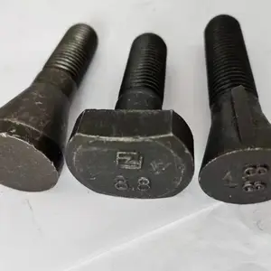 厂家直销GB/T11沉头带榫螺栓4.8级 8.8高强 平头单耳螺丝M12--M30