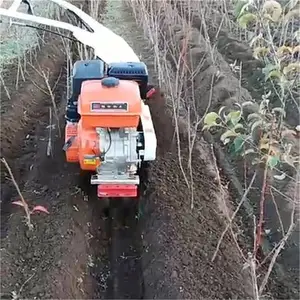 手扶式360度可旋转开沟培土机草莓地旋耕起垄机技术参数