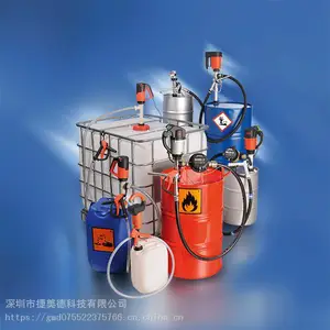 中国总代理 德国FLUX插桶泵400系列 气动抽液泵耐酸碱 化工防爆