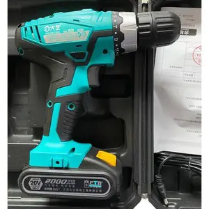 供应大艺充电钻1028电动螺丝刀,20V2000mA双电池