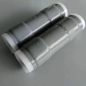 内置胶泥冷缩管 通讯 光伏 电力硅橡胶冷缩管 灰色硅胶套管 黑色