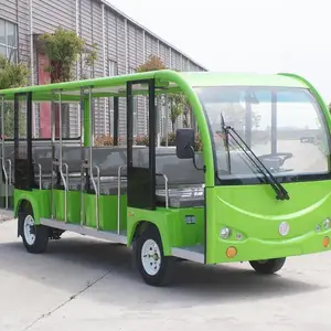 景区品牌电动观光游览车 工业园区厂区度假村机场代步电瓶观光车