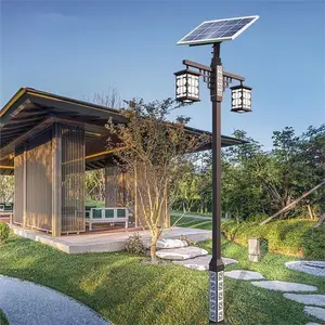 太阳能市电庭院灯 户外3米景观灯 公园小区别墅 LED景观照明定制