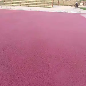 武汉市透水混凝土胶结剂崇仁街道彩色透水地坪做法视频