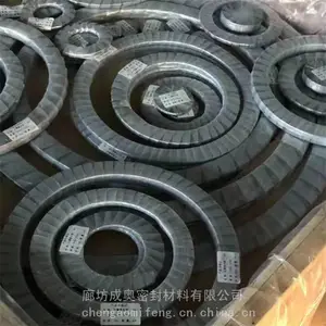 换热器用金属缠绕垫片201 304 316L内外环型金属密封垫片管箱侧垫片