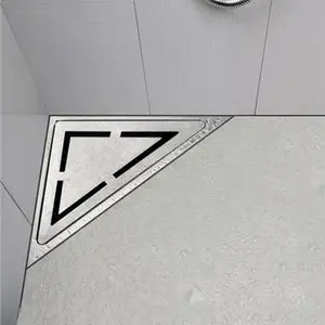 Unidrain地漏卫浴五金ClassicLine系列三角形地漏洁具产品